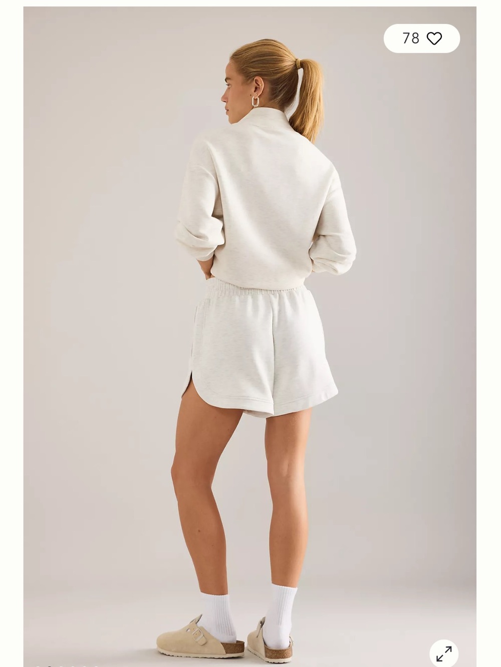 Varley Cream Funnel-Neck Pullover Sweater - Picture 2 of 12